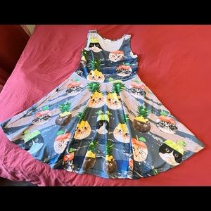 Whimsical Cats with Hats dress